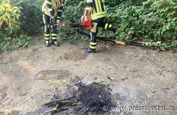 FW-BO: Rauchentwicklung an der Ruhr in Dahlhausen gemeldet. Kleines Lagerfeuer durch Feuerwehr abgelöscht