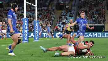 NRL LIVE updates: Rabbitohs dominating Bulldogs after three try-saving tackles