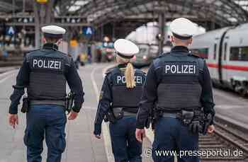 BPOLI EF: Ticketloser Fahrgast bewirft ICE mit Stein