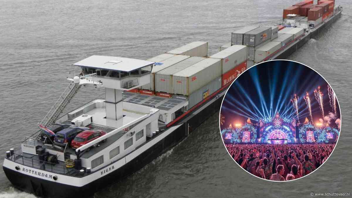 Binnenvaart helpt Tomorrowland-stage de wereld rond