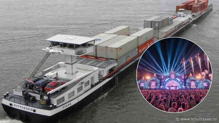 Binnenvaart helpt Tomorrowland-stage de wereld rond