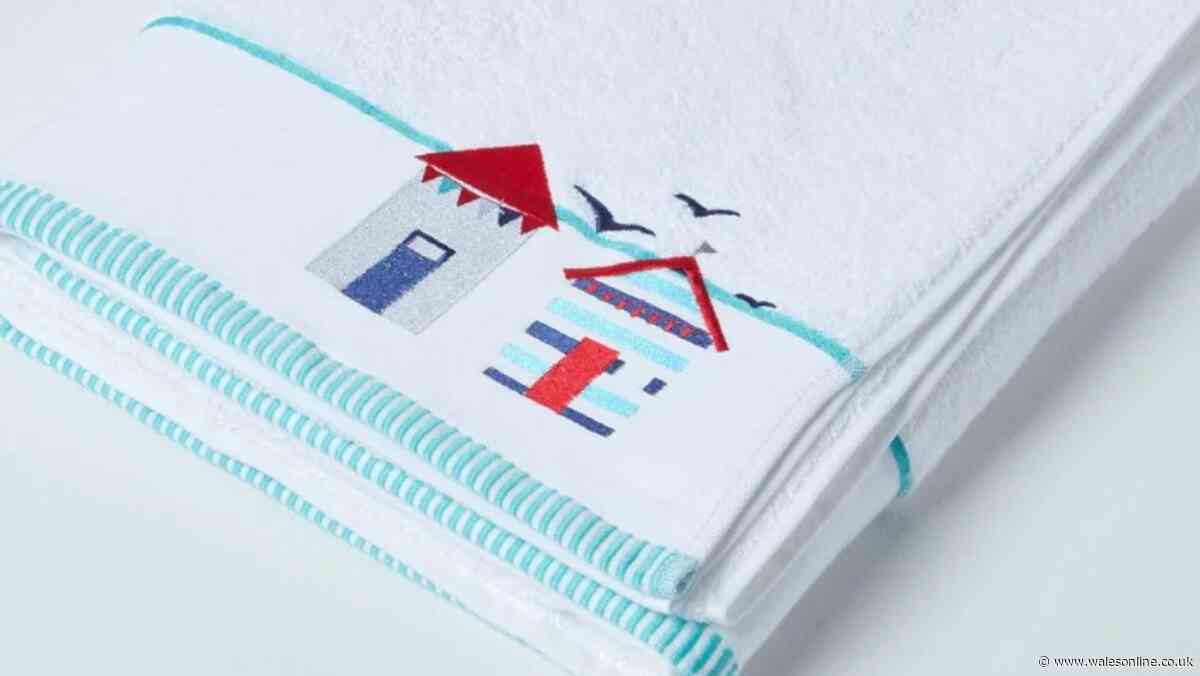 'Soft on your skin' embroidered towels 'so ultra luxurious and absorbent' from £14