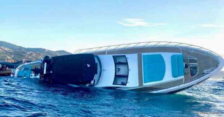Luxury £6,800,000 superyacht sinks just days after being delivered to owner