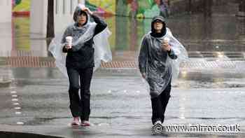 Met Office names areas facing thundery rain on Saturday – 12 counties at risk
