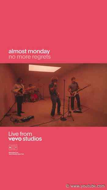 almost monday "no more regrets" | Live From Vevo Studios