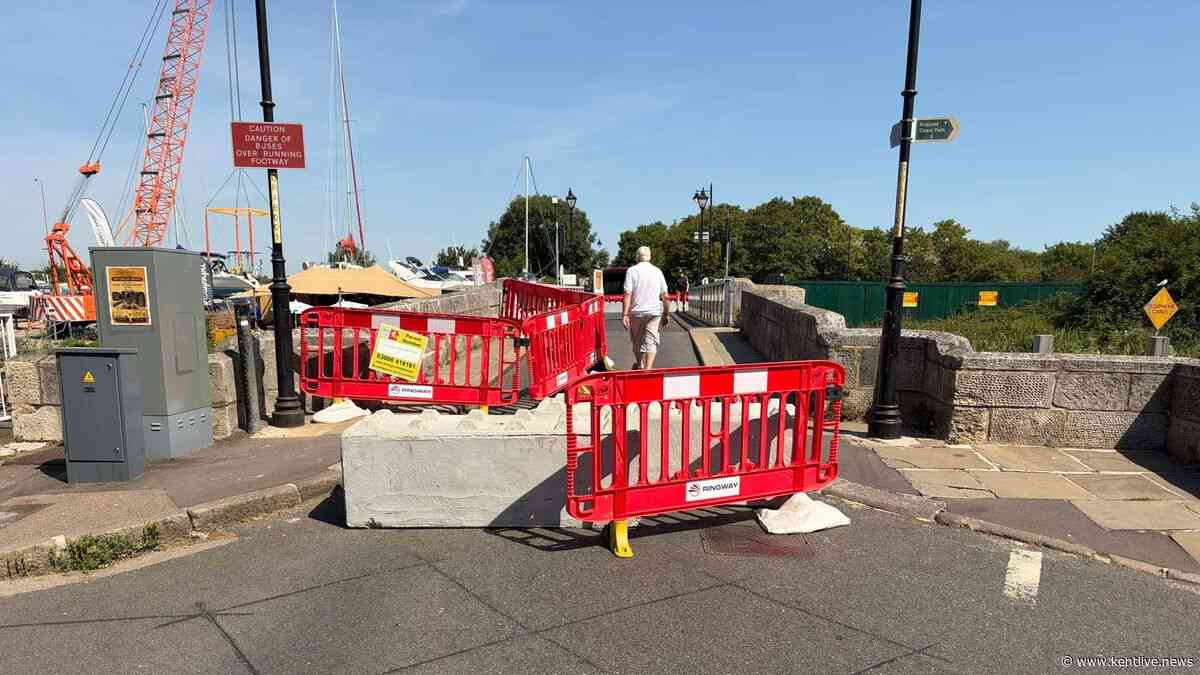 Businesses in Sandwich 'hit at worst possible time' as Toll Bridge closure causes disruption
