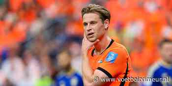 Balende Frenkie de Jong verkeerd geïnformeerd bij Oranje: 'Heel frustrerend'