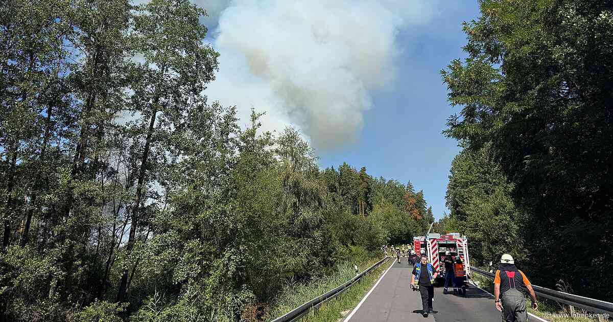 Waldbrand bei Oberhaid: Landratsamt Bamberg mit aktueller Warnung