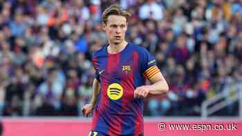 Barça's De Jong on Flick rift report: 'Fake news'