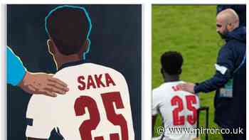 Arsenal artist leading anti-racism campaign inspired by Bukayo Saka gesture