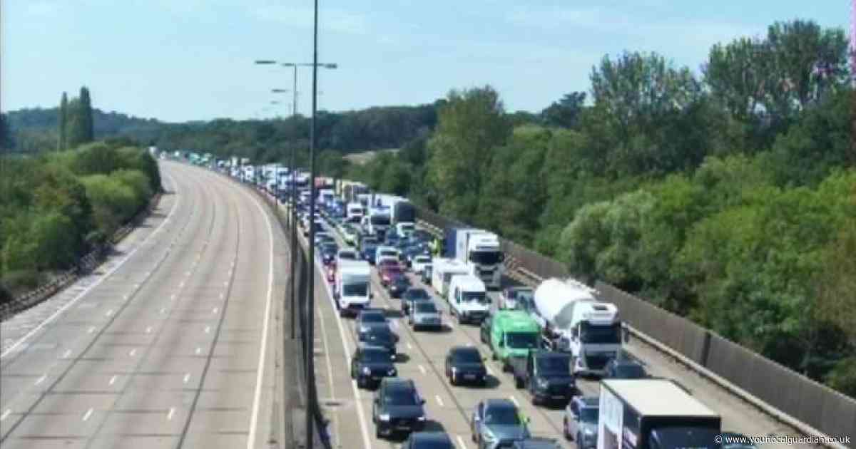LIVE updates as air ambulance lands at serious M25 crash scene