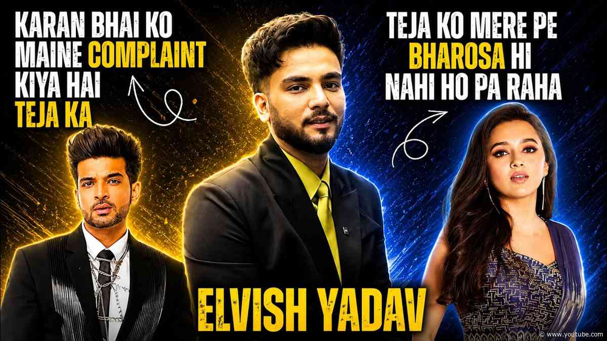 Elvish Yadav on Playground 5 | REVEALS his first reaction to Tejasswi Prakash joining as a co-mentor