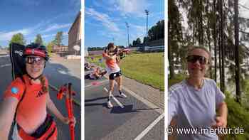 Deutscher Biathlon-Star teilt Blick hinter die Kulissen ihres Trainingslagers
