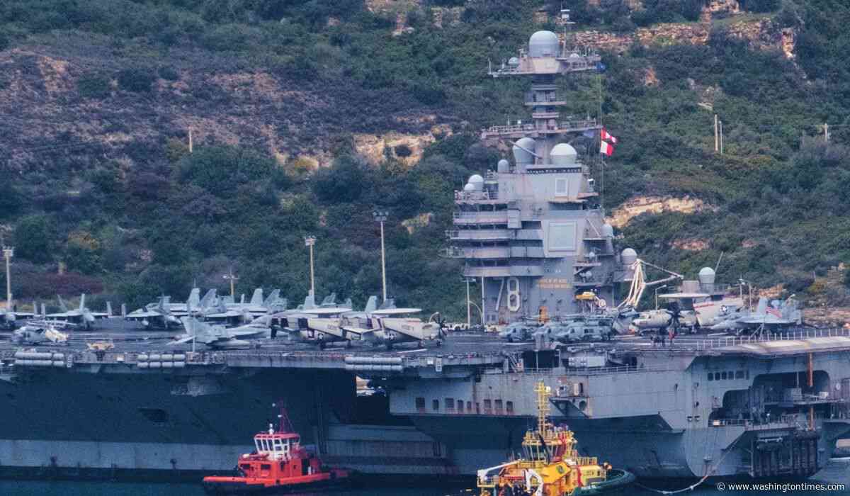 Trump orders the Navy to return to an older system of launching jets off aircraft carriers