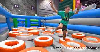 New 500ft long inflatable obstacle course is at Liverpool's waterfront - we gave it a go