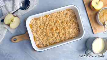 Apfelkuchen für Faule: Dieser knusprige Crumble gelingt mit nur wenigen Handgriffen