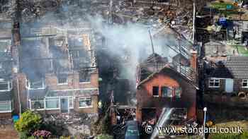 Two arrested on suspicion of arson following huge fire in Stoke
