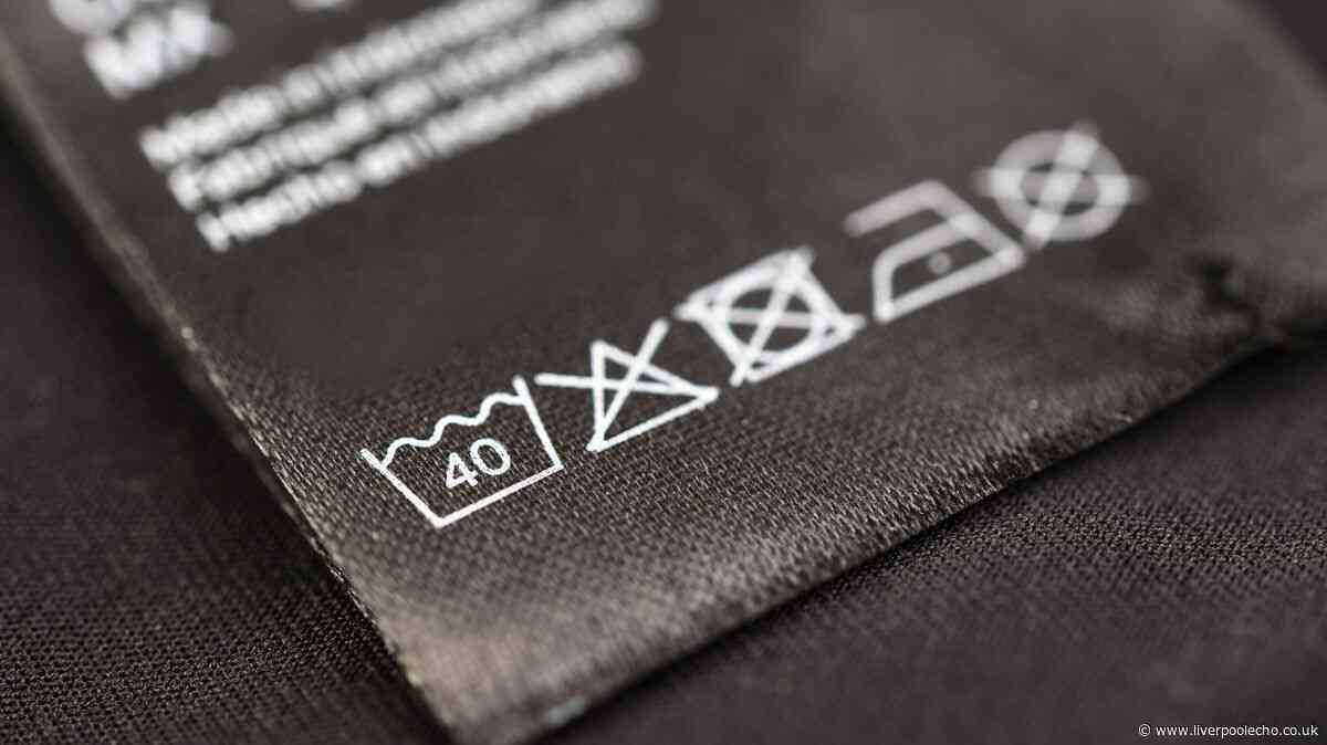 Clothing labels explained – never ignore triangle with cross through it