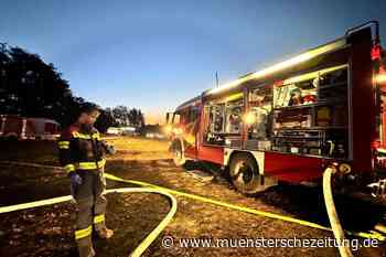 Waldbrände im Sauerland: Feuerwehrleute aus dem Münsterland im Einsatz