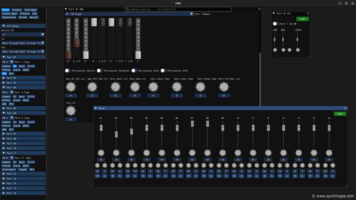 Third-Party Integra-7 Editor Provides Native Control For Roland’s Rack Synth