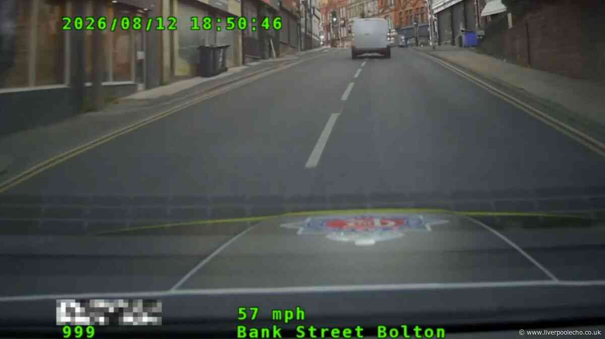 Suspected thief stole Amazon delivery van and led police on 100mph chase