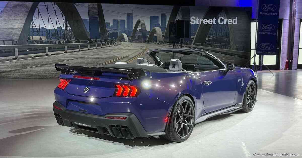 Ford Unleashes New Mustang Dark Horse SC Convertible for 2027