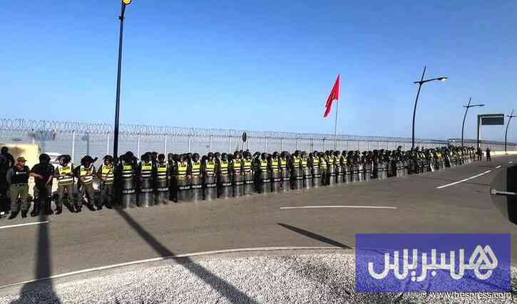 الطوق الأمني حول مدينة سبتة المحتلة يراقب تحركات القادمين إلى المنطقة