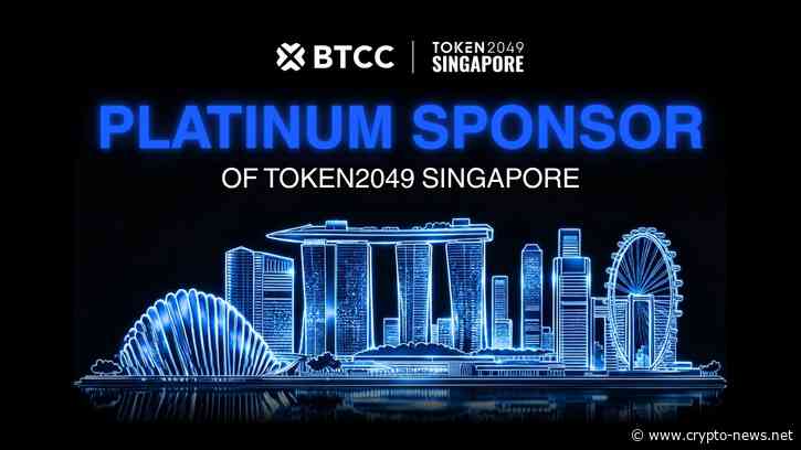BTCC Exchange Joins TOKEN2049 Singapore as Platinum Sponsor, Unveiling Flagship Theme “0-Barrier Trading”