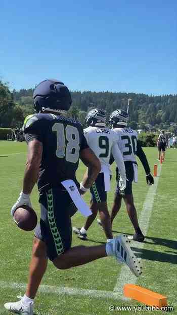 End zone work.