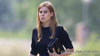 Princess Beatrice attends the funeral of her mother's colourful millionaire ex Paddy McNally in Wiltshire - but where is Fergie?