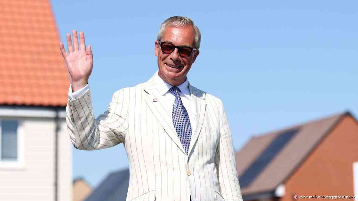 Wo war Farage? Sein Sieg in Clacton kann den Absturz von Reform nicht kaschieren
