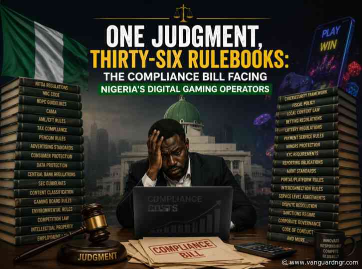 One judgment, thirty-six rulebooks: the compliance bill facing Nigeria’s digital gaming operators