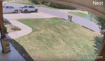 FedEx driver acts fast after sparks start grass fire in Oklahoma