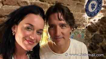 Katy Perry and Justin Trudeau enjoy a pint in his latest Instagram dump along with the Obamas and his family as he says he's 'grateful for the people that made this summer so special'