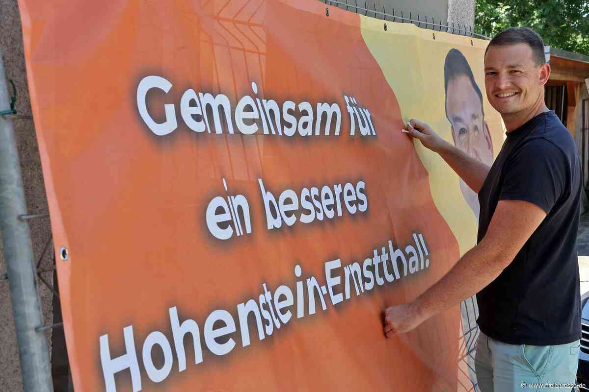 XL-Plakate, Flyer, Tiktok: So kämpfen die OB-Kandidaten in Hohenstein-Ernstthal um Stimmen
