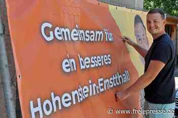 XL-Plakate, Flyer, Tiktok: So kämpfen die OB-Kandidaten in Hohenstein-Ernstthal um Stimmen