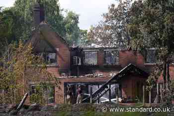 Huge wildfire in West Midlands destroys 19 homes on UK’s hottest day of year