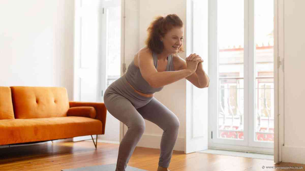 The 5-minute fat-burning workout for beginners and over 60s that you can do at home