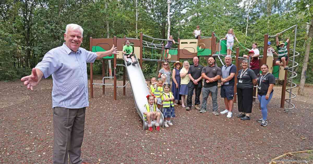 New Halewood park opens after 'mindless' behaviour causes delay