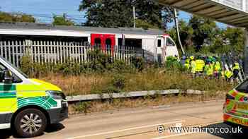 Police probe into second train derailment in less than 24 hours but bosses stress railway lines are safe