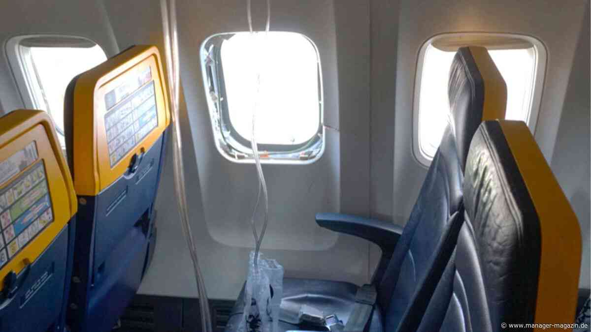 Ryanair: Triebwerksteile zerstören Fenster auf Flug nach Bayern
