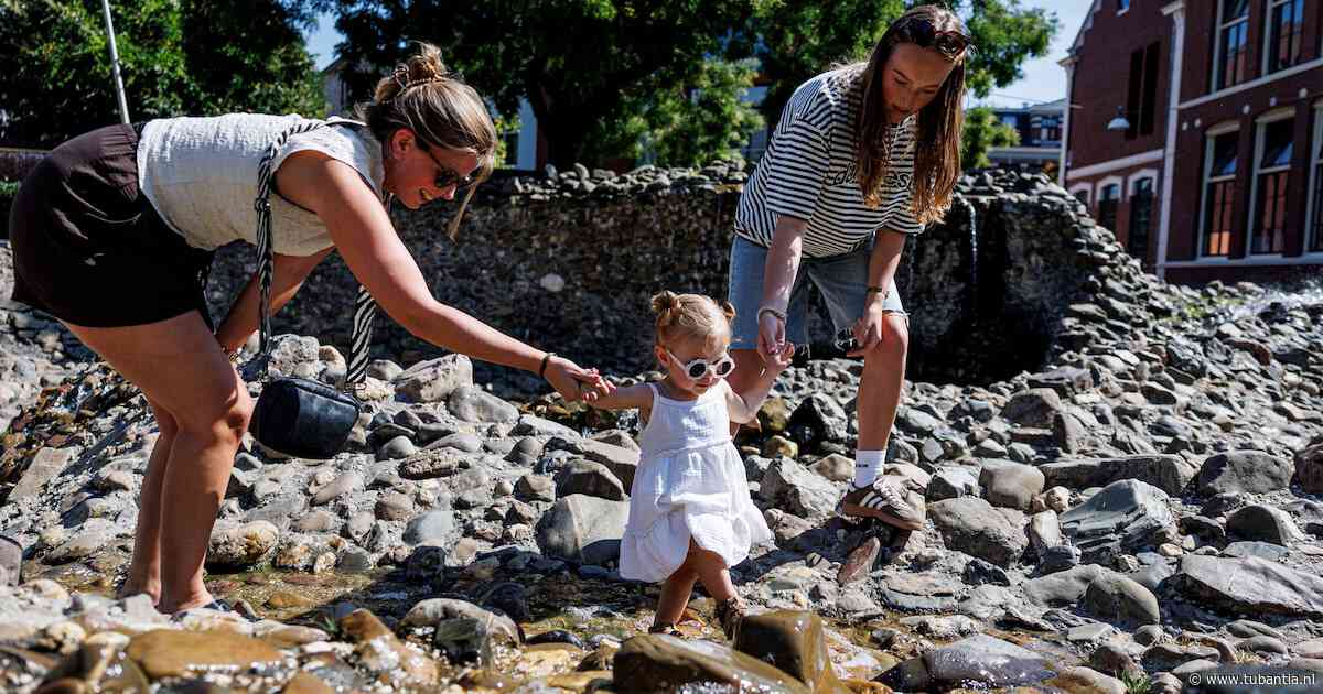 Waterpret en rustige terrassen in Enschede op ‘warmste 14 augustus ooit’