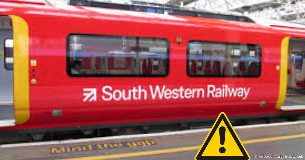 South Western trains to face diversions and cancellations this weekend