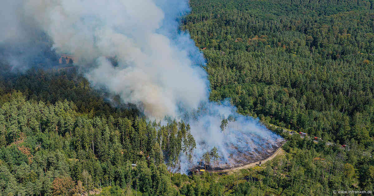 Waldbrand bei Oberhaid: Einsatzkräfte bringen Feuer unter Kontrolle