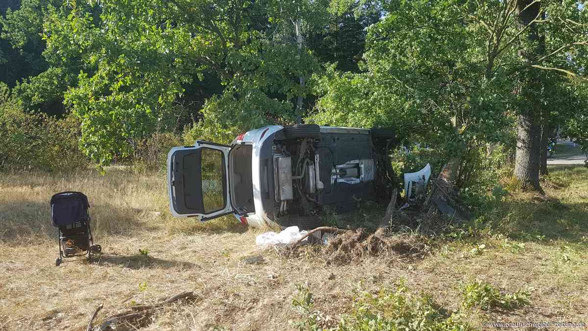 Autofahrer prallt bei Grußendorf gegen Baum – Feuerwehr befreit 40-Jährigen