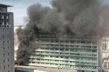 Wembley fire: 150 people evacuated from hotel after huge blaze breaks out