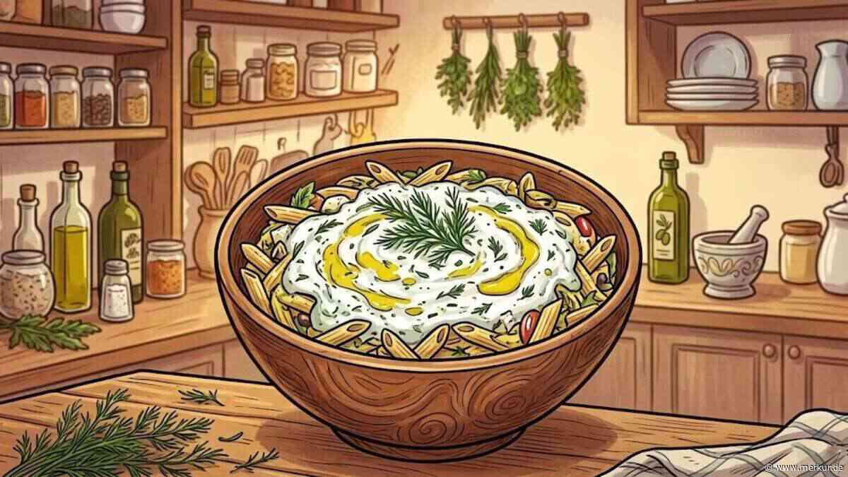 Tzatziki-Nudelsalat: Die cremige Grill-Beilage, die jeden Sommerabend rettet