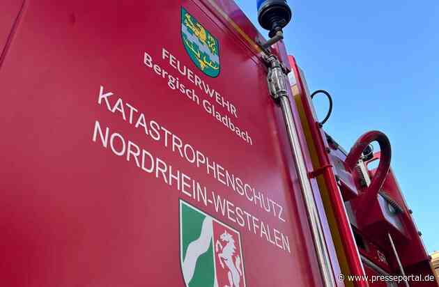 FW-GL: Feuerwehr Bergisch Gladbach unterstützt Waldbrandeinsatz in Hürtgenwald