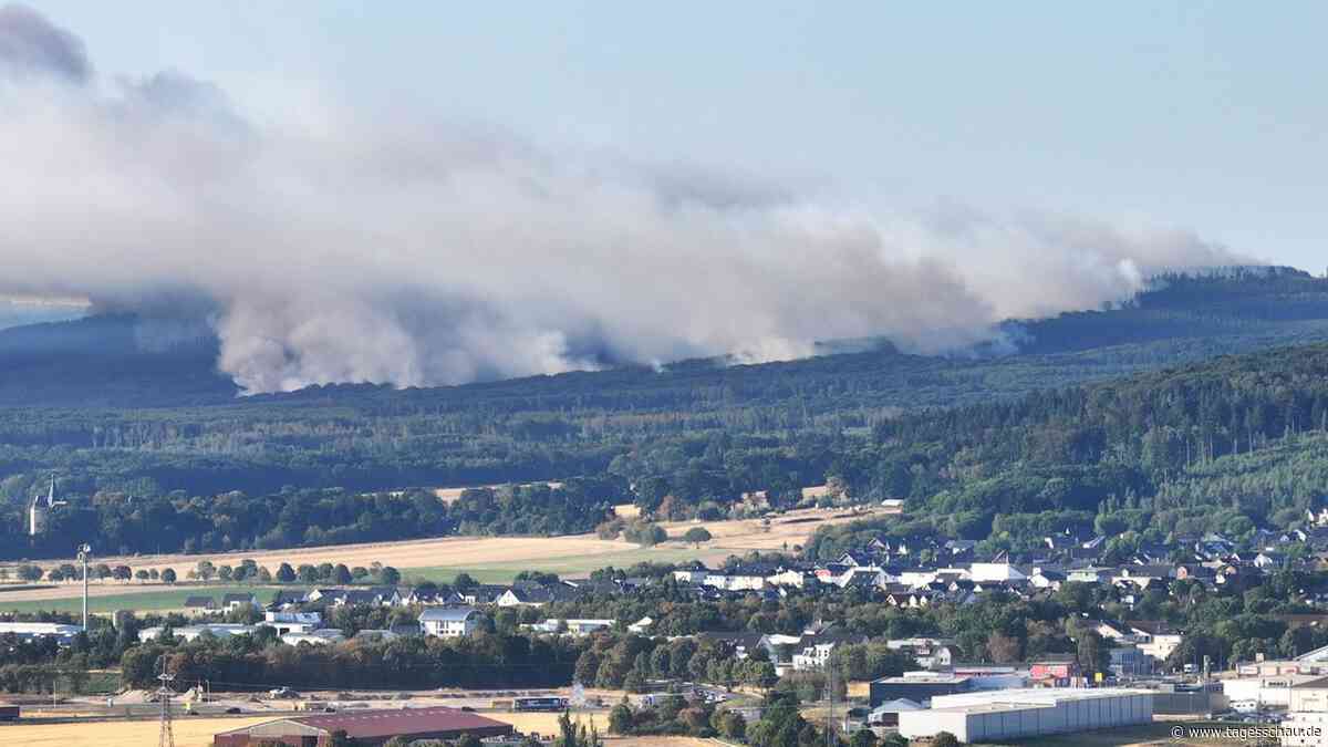 NRW kämpft mit dem wohl größten Waldbrand der Landesgeschichte