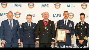 Texas fire captain honored with IAFC Ben Franklin Award for Valor